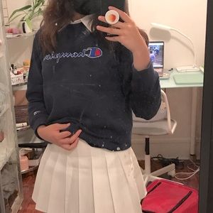 Navy Blue Champion Crewneck